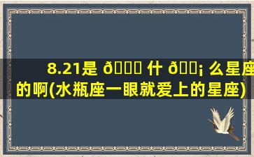 8.21是 🐝 什 🐡 么星座的啊(水瓶座一眼就爱上的星座)